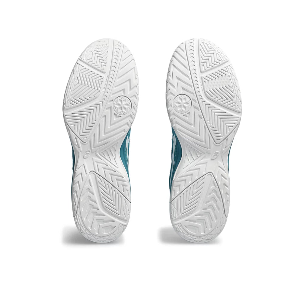 ASICS Upcourt 5 Badminton Shoe (Blue Teal/White)