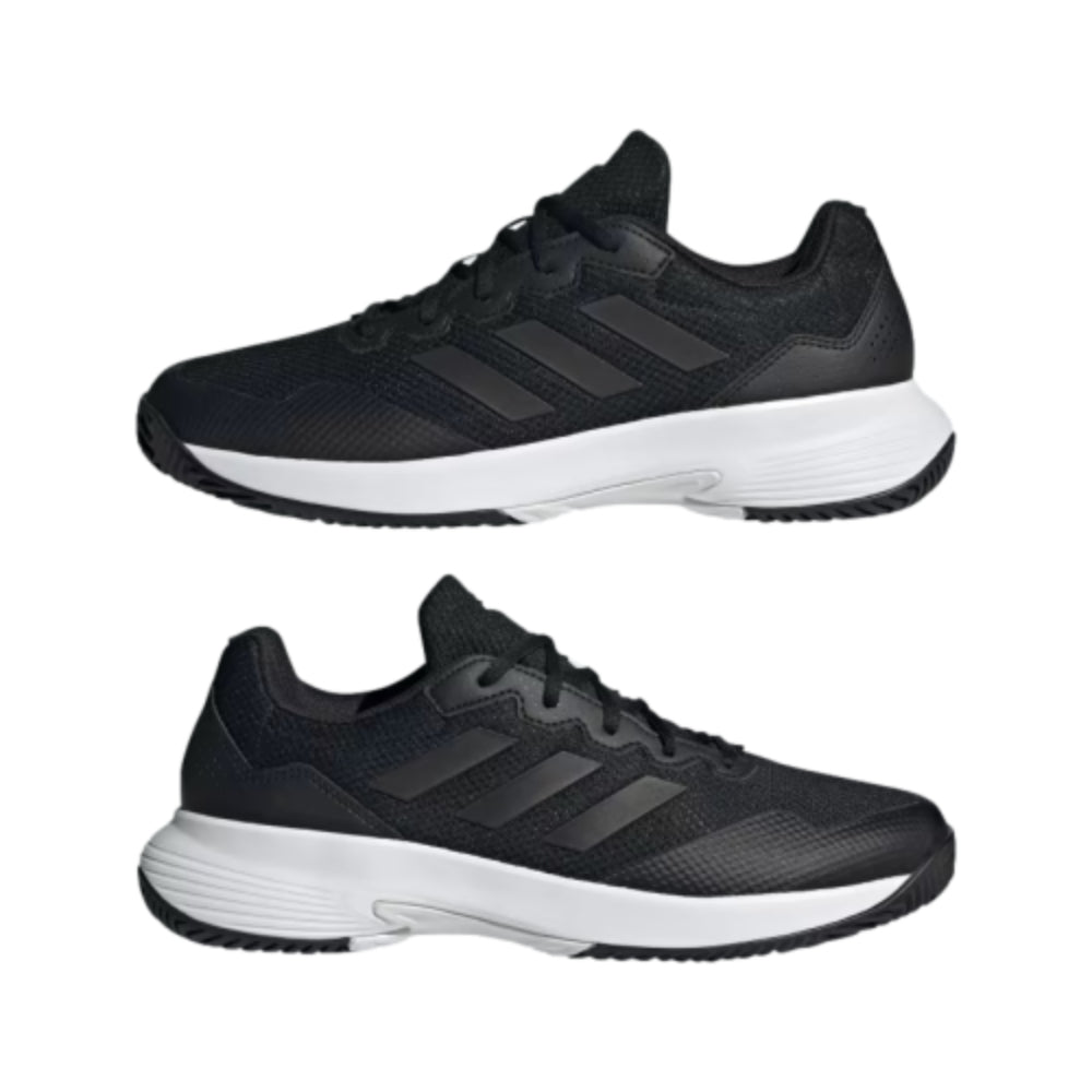 Adidas Game Court 2 Tennis Shoe (Core Black/Core Black/Grey Four)