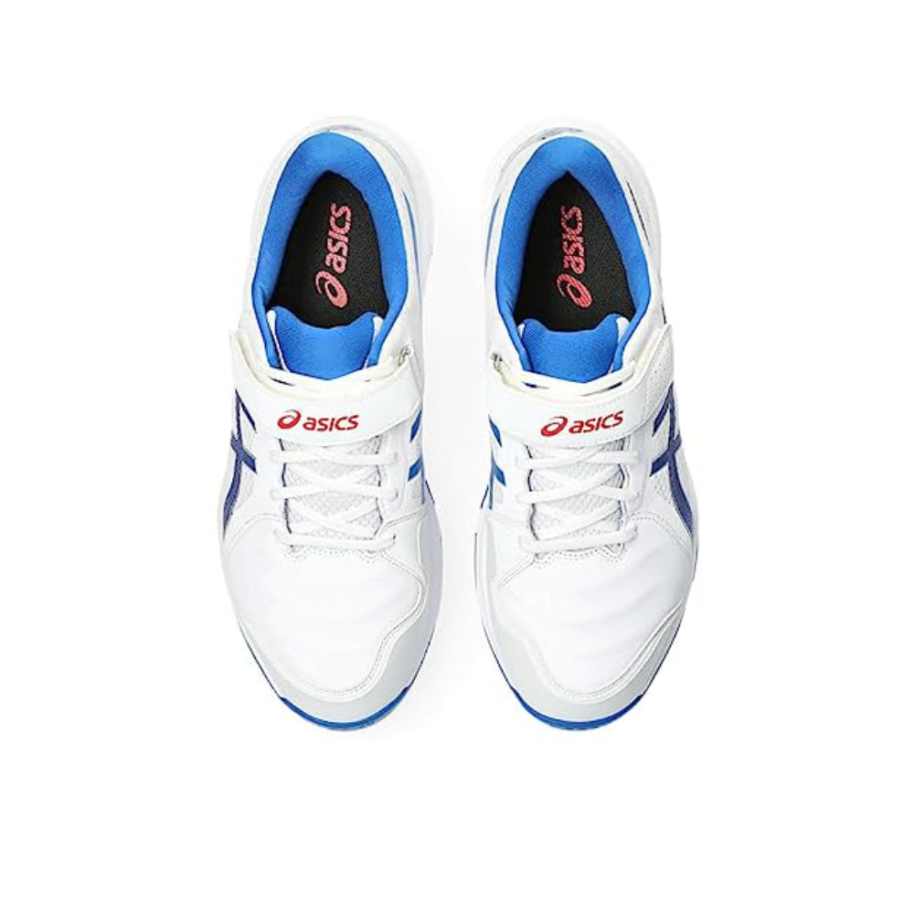 ASICS Speed Menace FF Cricket Shoe (White/Tuna Blue)