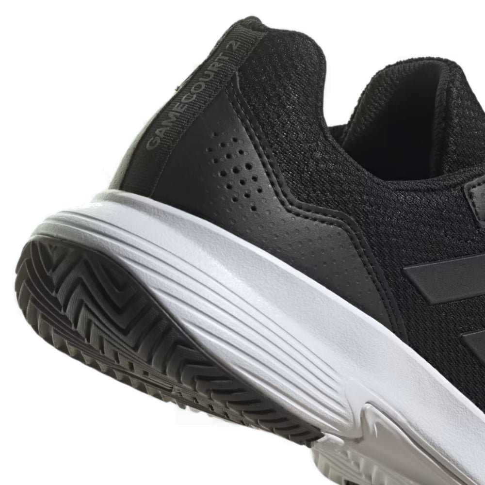 Adidas Game Court 2 Tennis Shoe (Core Black/Core Black/Grey Four)
