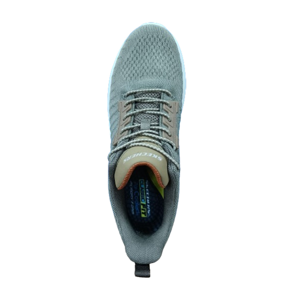 SKECHERS Delson 3.0 Running Shoe (Khaki)