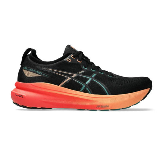 ASICS Men's Gel-Kayano 31 Running Shoe (Black/Rainy Lake)