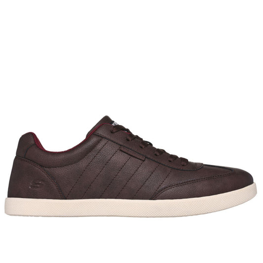 SKECHERS Men's Placer Crandon Casual Shoe (Chocolate)