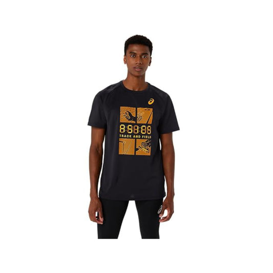 ASICS Men's Track Practice Graphic Top (Performance Black)