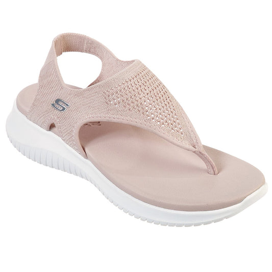 SKECHERS Ultra Flex Spring Motion sandal (Blush)