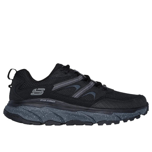 SKECHERS D-Lux Journey Outdoor Shoe (Black/Charcoal)