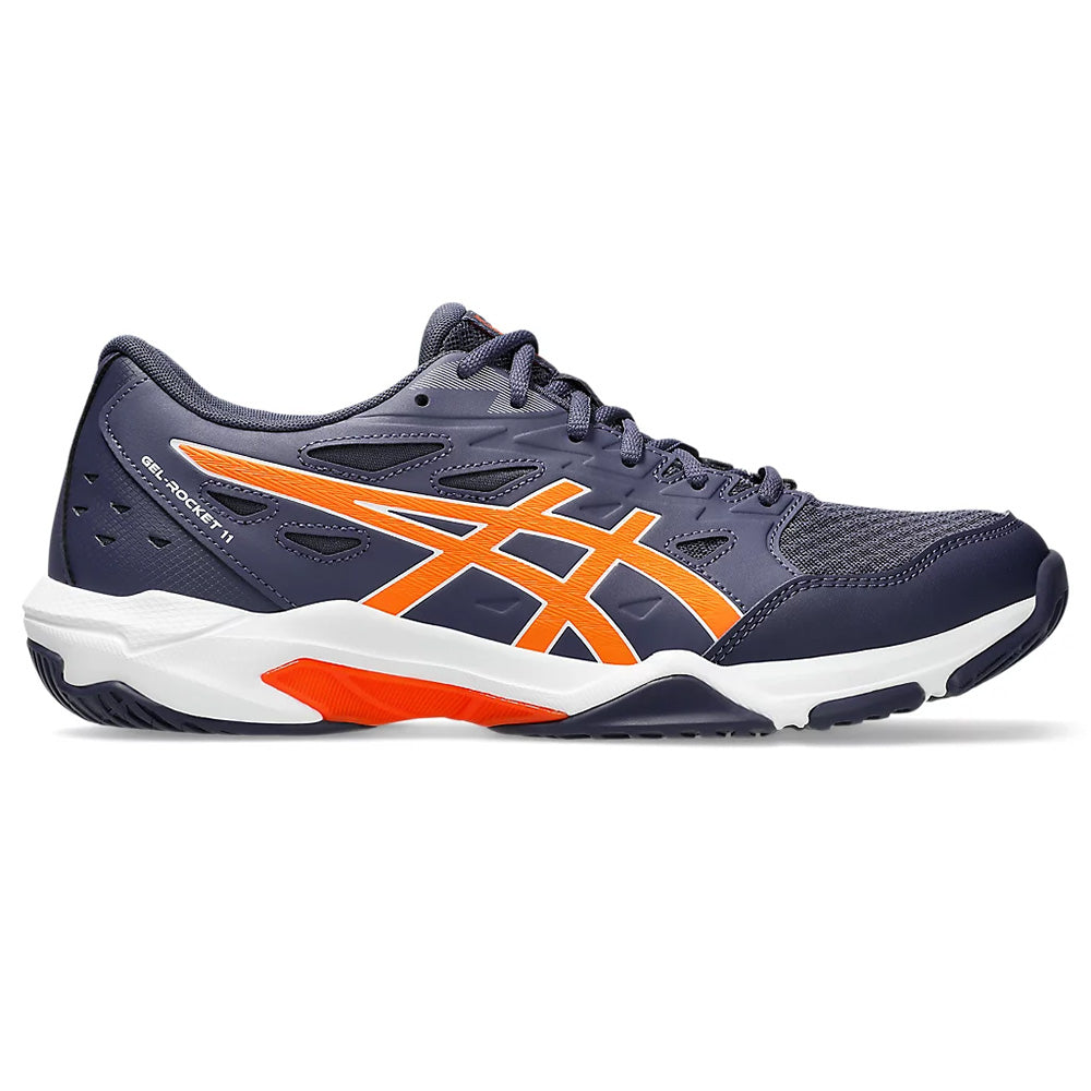 ASICS Gel-Rocket 11 Badminton Shoe (Indigo Fog/Nova Orange)