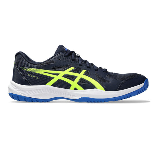 ASICS Upcourt 6 Badminton Shoe (Midnight/Safety Yellow)