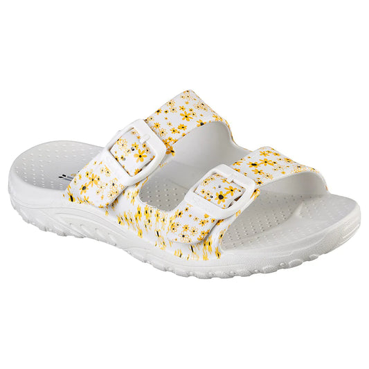 SKECHERS Reggae-Lil Daisies Slipper (White)