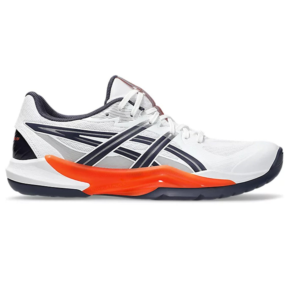 ASICS Powerbreak FF Badminton Shoe (White/Nova Orange)