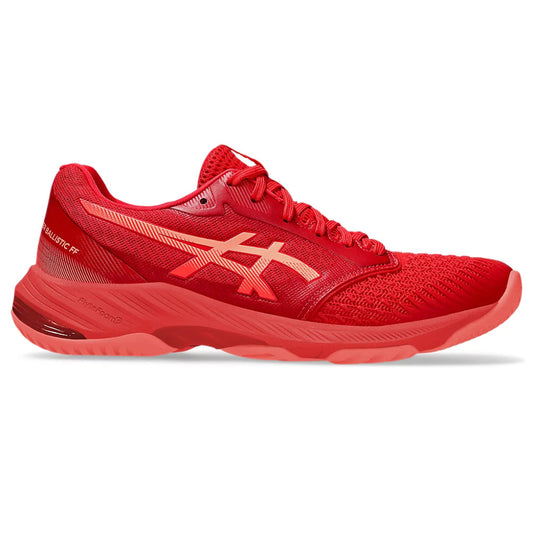 ASICS Netburner Ballistic FF3 Badminton Shoe (Speed Red/Sun Coral)
