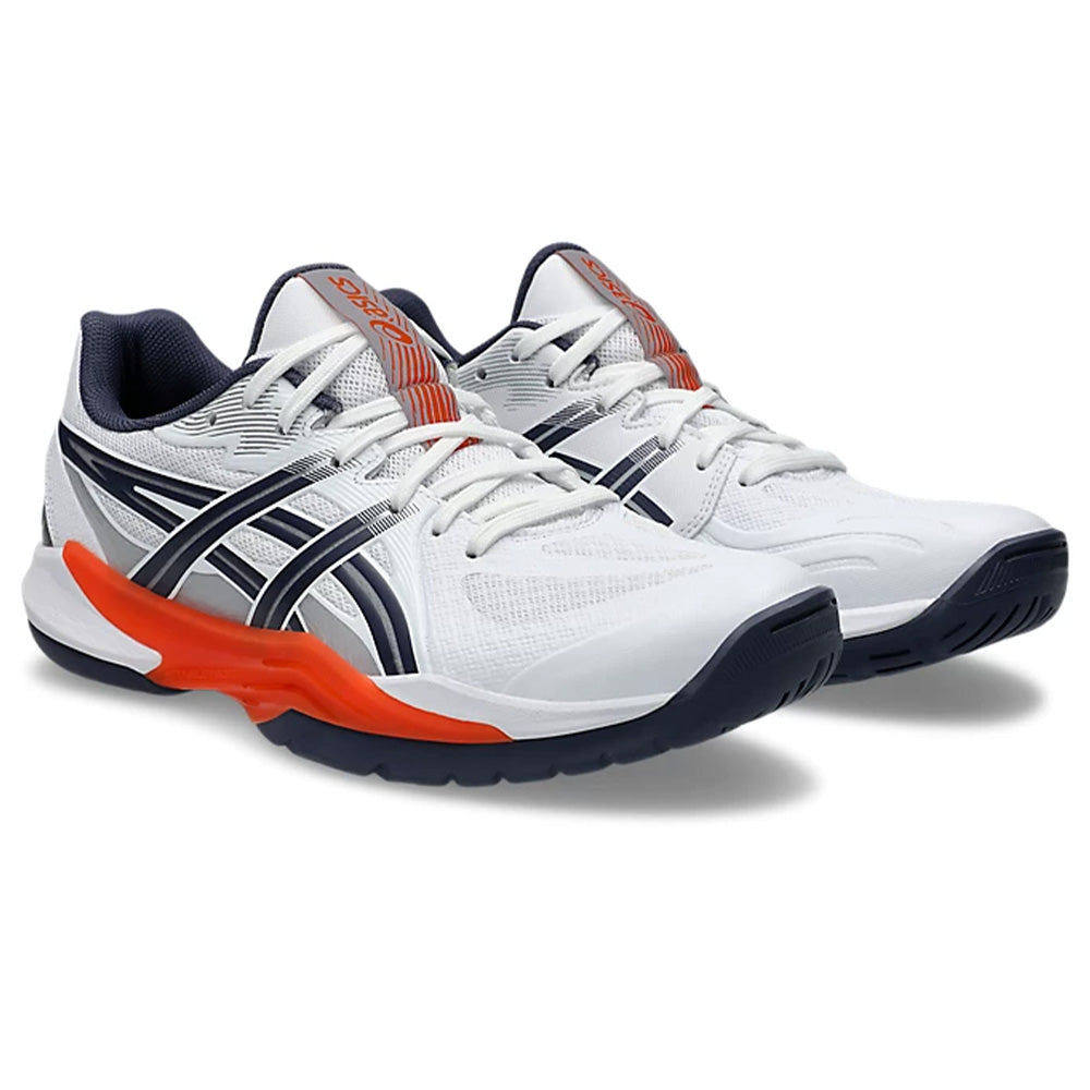 ASICS Powerbreak FF Badminton Shoe (White/Nova Orange)