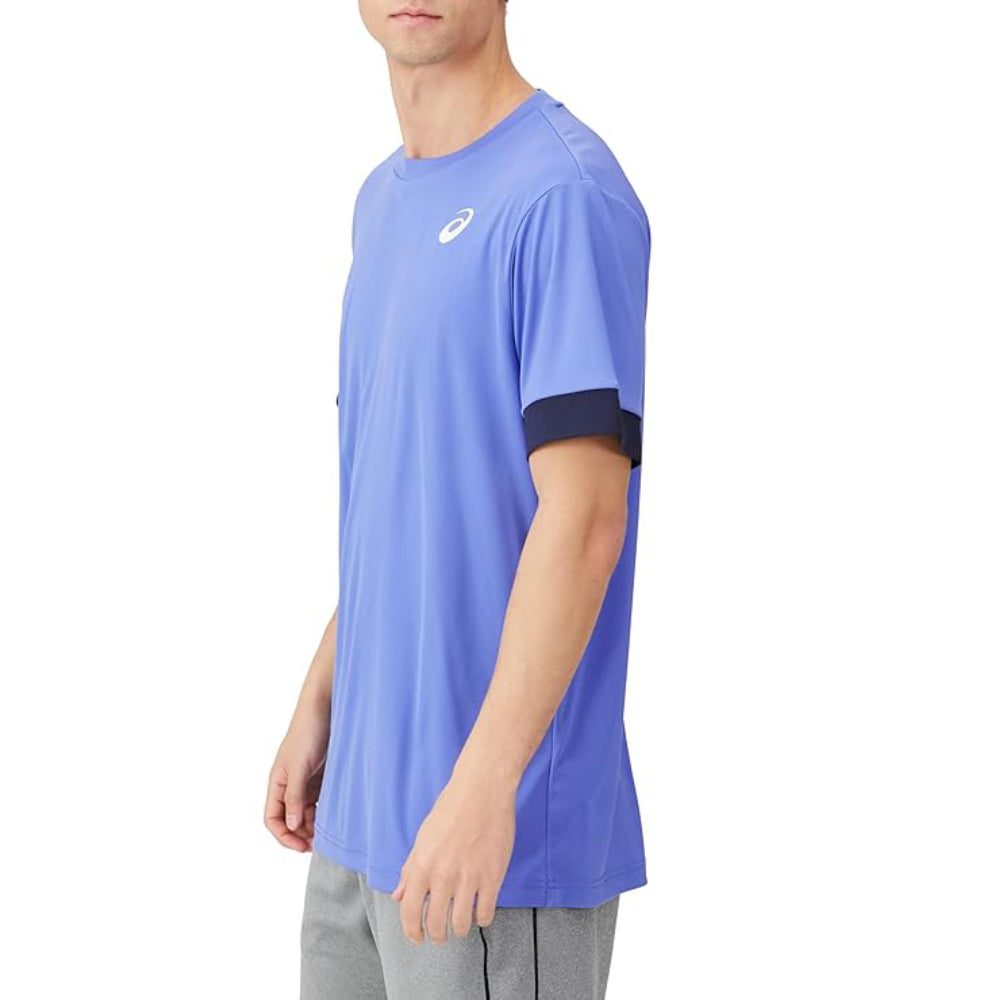 ASICS Men's Court Short Sleeve Top (Sapphire/Midnight)