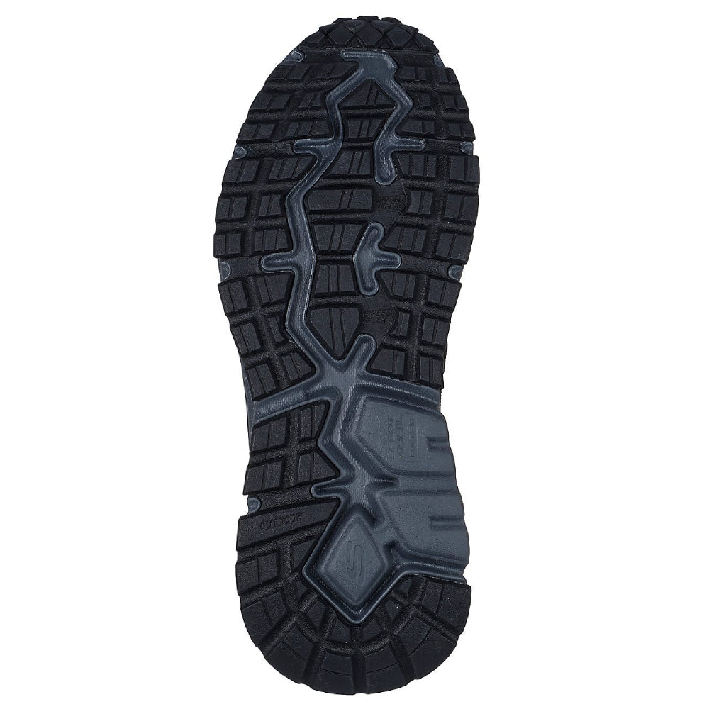 SKECHERS D-Lux Journey Outdoor Shoe (Black/Charcoal)