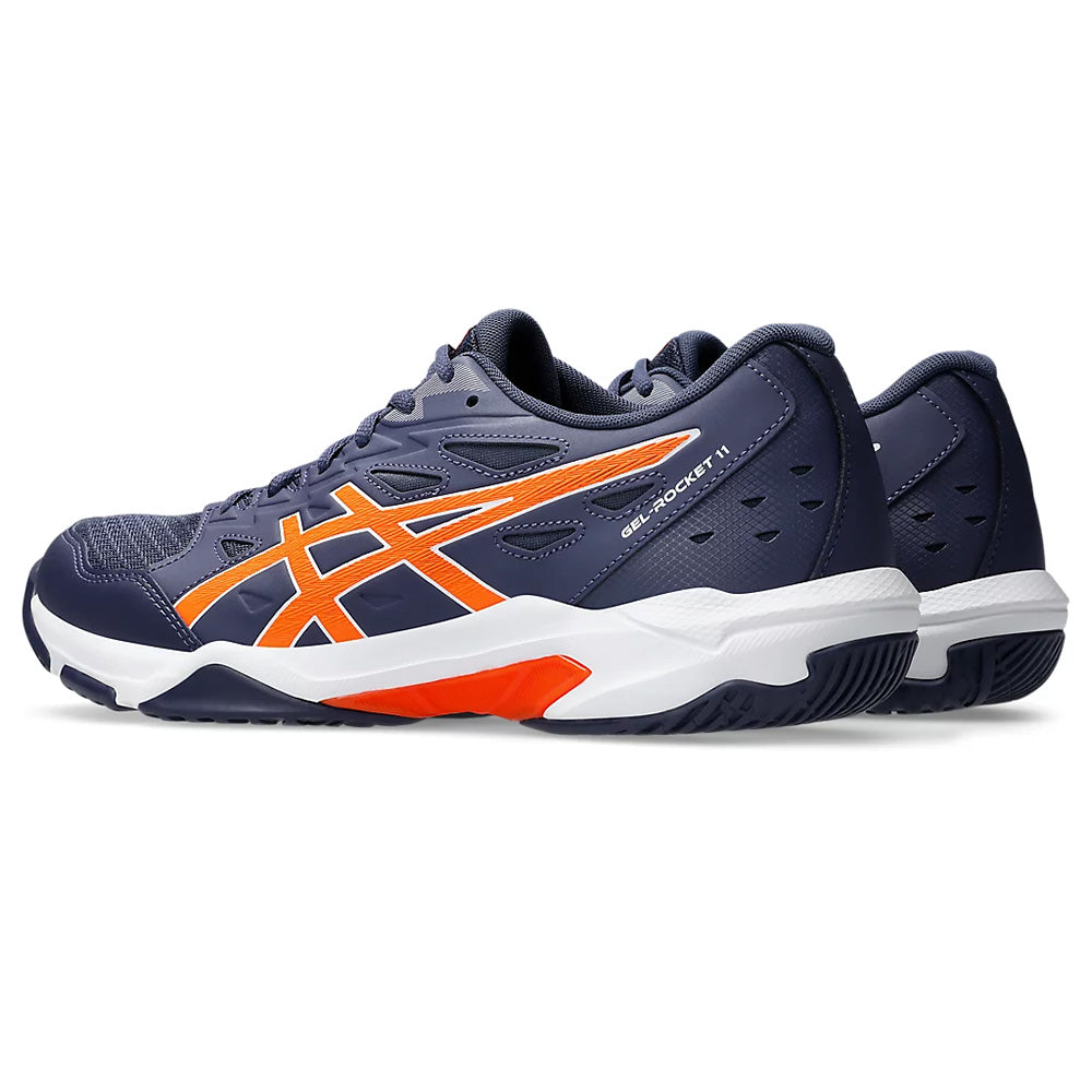 ASICS Gel-Rocket 11 Badminton Shoe (Indigo Fog/Nova Orange)