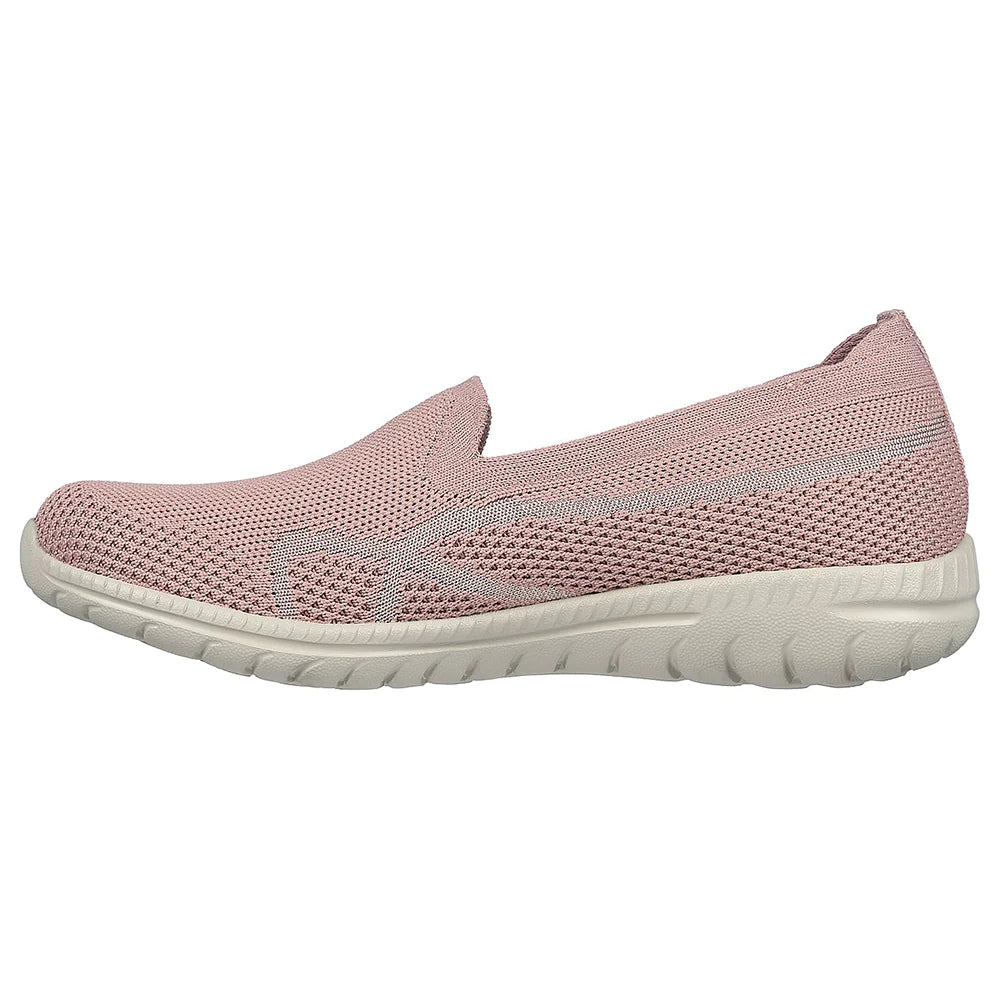 SKECHERS Women's Arch Fit Flex-What's New Shoe (Rose)