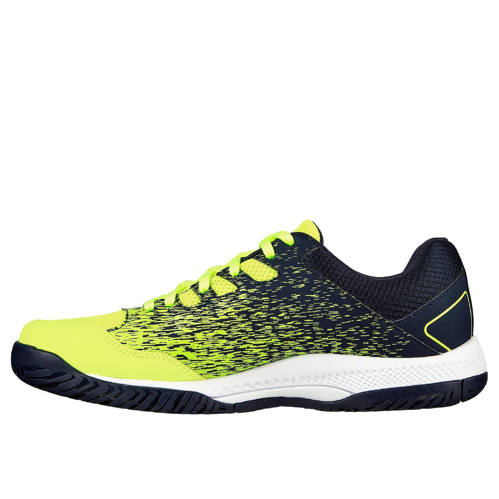 SKECHERS Men's Viper Court Pickleball Shoe (Yellow/Navy)