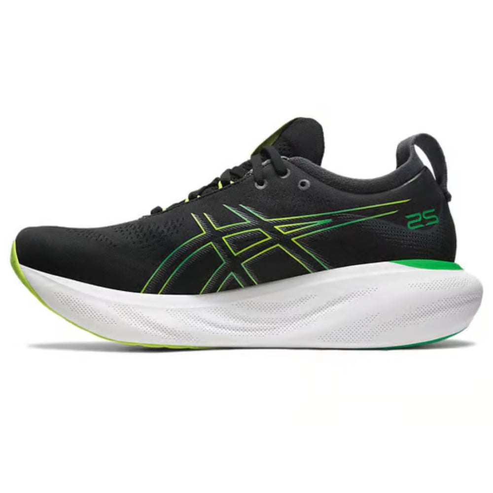 ASICS Gel-Nimbus 25 Running Shoe (Black/Lime Zest)