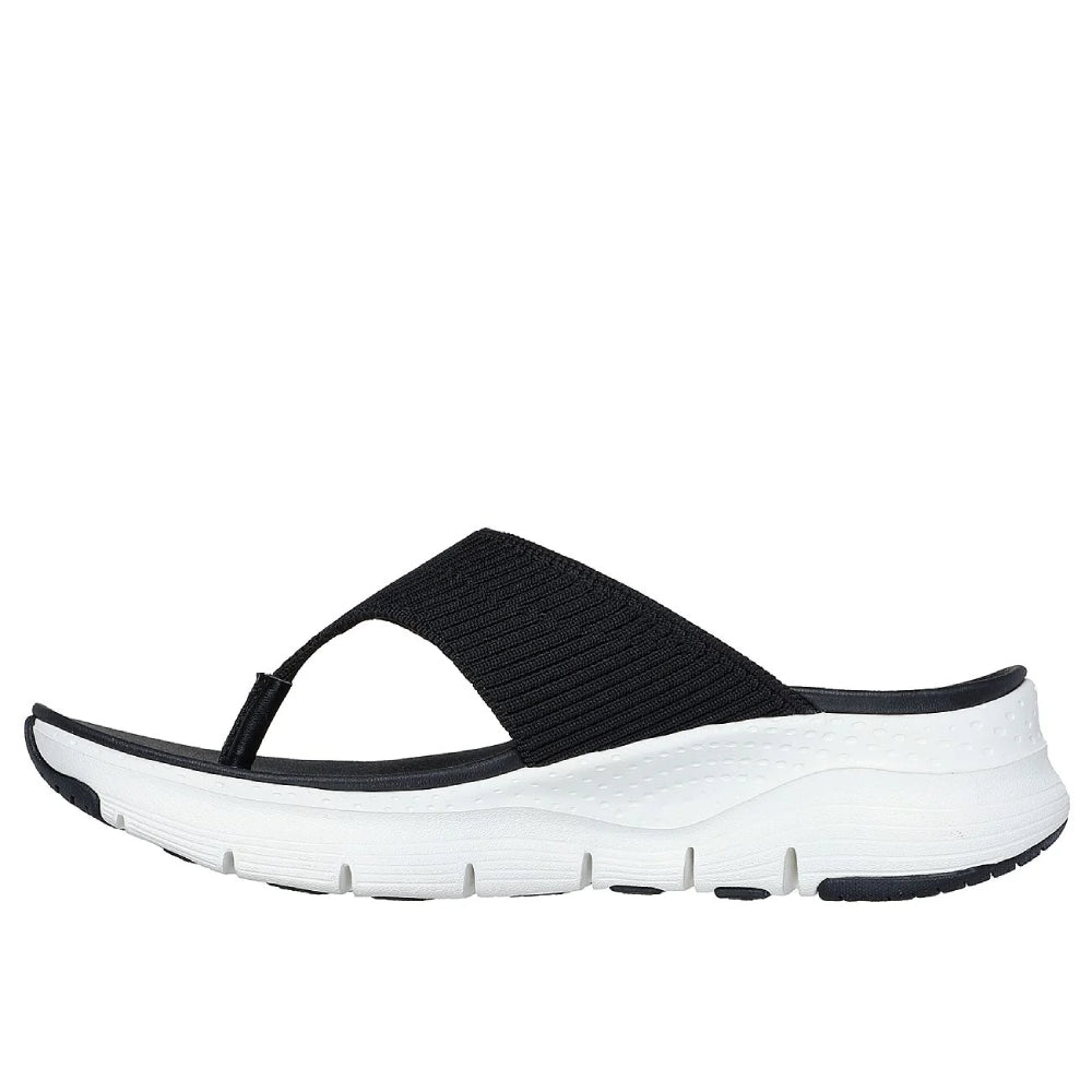 SKECHERS Women's Arch Fit Easy Day Sandal (Black)