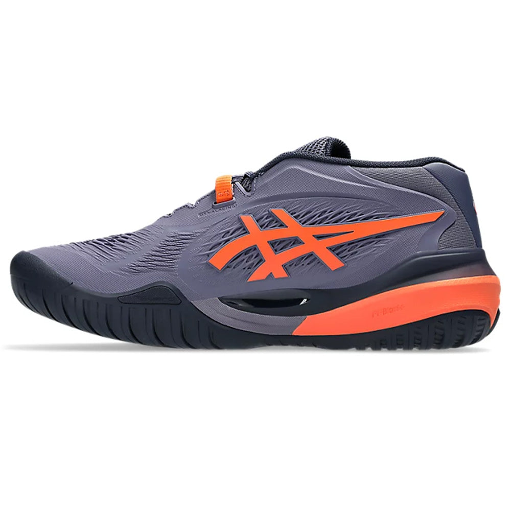 ASICS Gel-Resolution X Tennis Shoe (Greyish Purple/Nova Orange)