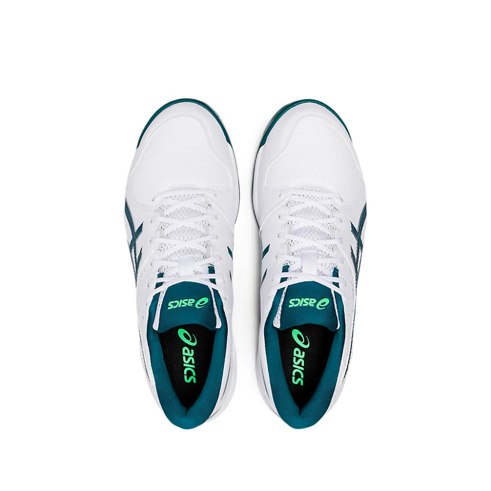 ASICS Men's Gel-Peake 2 Cricket Shoe (White/Velvet Pine)