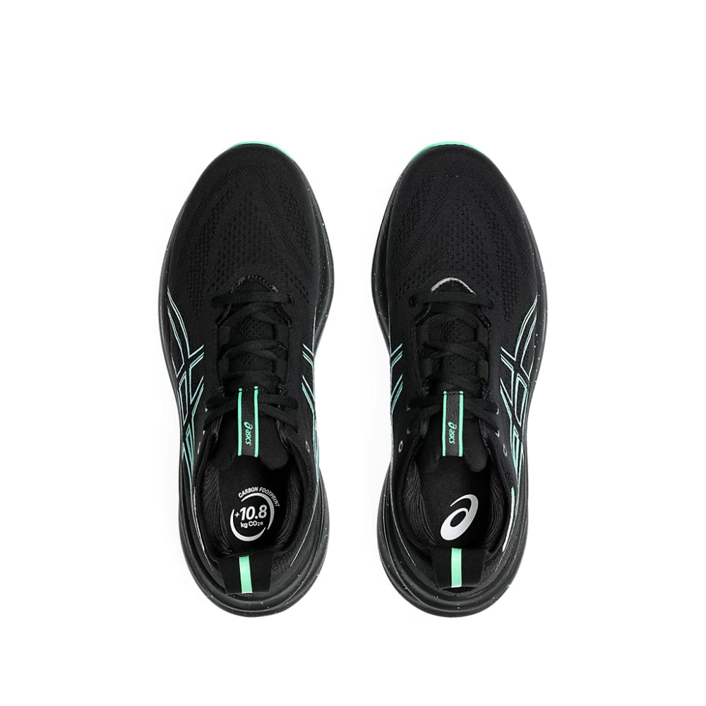 ASICS Men's Gel-Nimbus 26 Running Shoe (Black/Smoothing Sea)