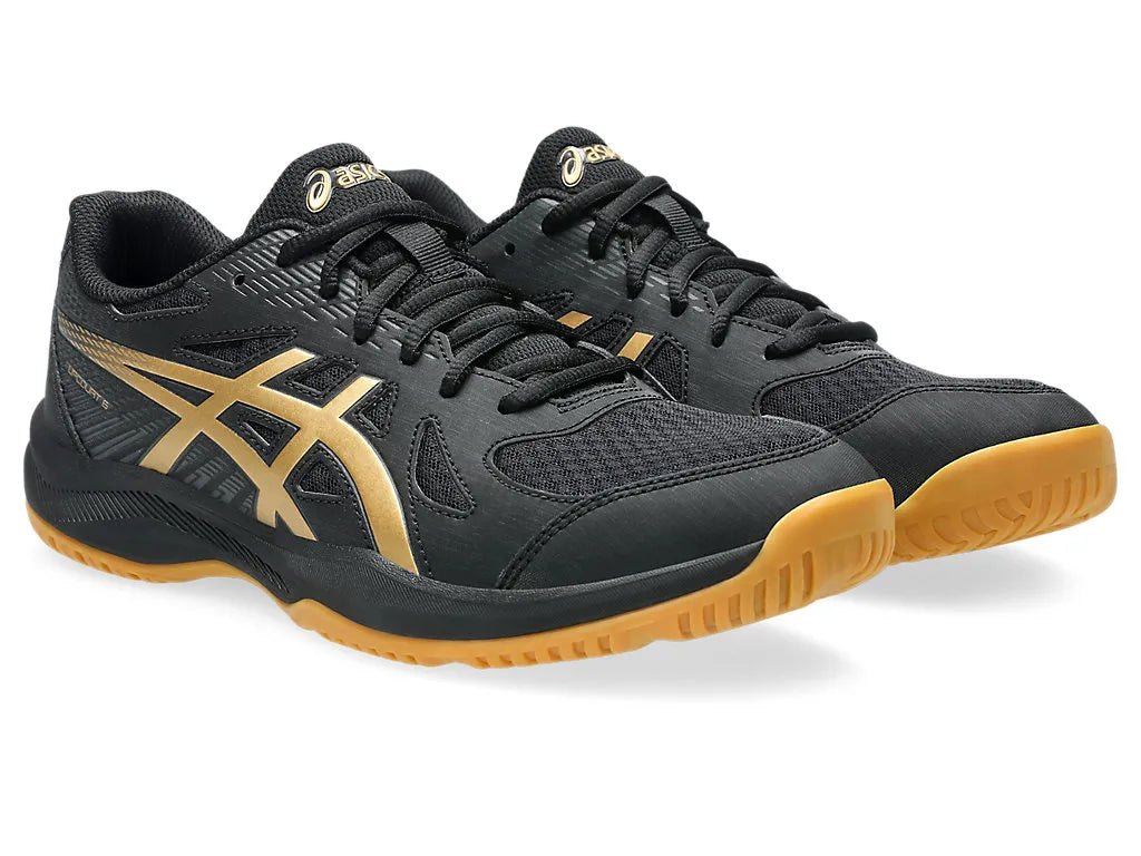 ASICS Upcourt 6 Badminton Shoe (Black/Pure Gold)